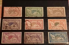 FRANCE 1900 MERSON N° 119, 120, 121, 123, 143, 144, 145, 206 et 240 - OBLITERES