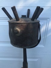Original Antique SIX 6 WICK Gyroscope Parade Lantern Light