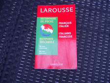 Dictionnaire de poche Larousse français italien Italiano francese