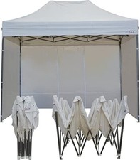 BARNUM DE MARCHE très bonne état avec housse et poids couleur banc avec panneaux