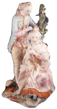 Antique 18thC Derby Porcelaine Escarpin Coiffeur Figurine Anglais Angleterre