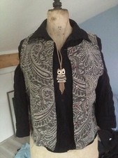 Gilet sans manches " silver lening " T M