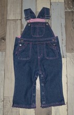 NEUVE ~ 18 mois - LIN76 / Jolie Salopette en jean bleu Fille ~ 