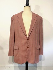 Véritable Veste de Costume Vintage De Fursac Pure Laine High Twist