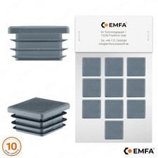 bouchons pour tube Bouchon plastique pour tuyau carré embout prise de courant