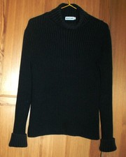 PULL COL Roulé FEMME marque BLEU BLANC Taille 2 Couleur GRIS Foncé manches longu