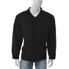 Camel Active Hommes Veste Fermeture Éclair à Col Manches Longues Manteau Noir