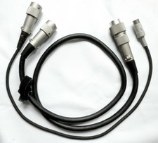 2 CABLES VIDEO SONY JAE 14 PINS CONNECTERS SRCB6A16 MALE FEMALE S-VHS