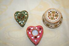 lot de porte-encens indiens, pour bâton et cône + 1 petite boite à pilules