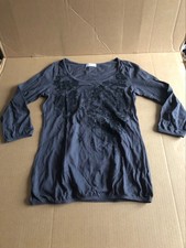 t-shirt a manches longues marque cache cache taille 36 couleur gris 