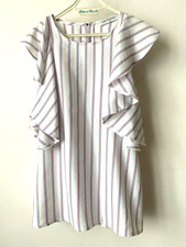 HAUT Les Petites... Paris Taille 1 34 36 Blanc rouge bleu très bon état !