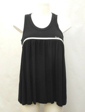 Débardeur Haut COP COPINE T 40 L 3 dos trapeze noir et blanc Tunic Tunika Dress