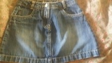 Jupe fille jean toutes saisons marque tex Kids denim taille 8 9 ans tbe mini 