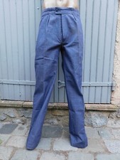 MARINE NATIONALE : PANTALON BLEU TRAVAIL 84M NAVY WORKING TROUSERS JAPAN MODE 