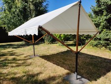 STORE DOUBLE PANTE SUR PIEDS - PARFAIT ÉTAT