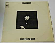 DISQUE VINYLE 33 TOURS LEONARD COHEN SONGS FROM A ROOM PAS CD 45 DVD CONCERT