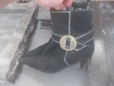 BOTTINES  PERPLEX NOIRES SEXY   T 39 TALONS 7 A 12 € ACH IMM FP COMP MONDIAL  