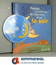 Poésies, comptines et chansons pour le soir (1 livre + 1 CD audio)