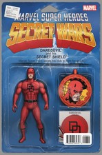 MARVEL COMICS SECRET WARS #6 DAREDEVIL ACTION FIGURE VARIANT COMIC