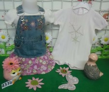 vêtements fille 6 mois,body/tee-shirt,jupe salopette,combi/short