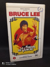 VHS 1981 "LA FUREUR DE VAINCRE" BRUCE LEE/CASSETTE VIDEO/VINTAGE/RARE/COLLECTION