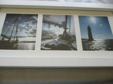 cadre Photo avec trois photos sujet la mer cadre blanc occasion