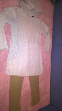 robe à capuche "IKKS" + legging (4 ans)