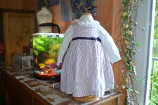 robe tartine et chocolat petites fleurs 18 mois doublee +chemisier a marque 18 m