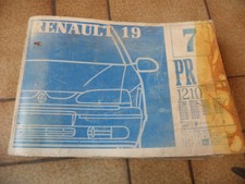 n°rn71 catalogue pieces detachées renault r19 pr1210-7