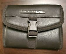 NINTENDO DS LITE SYSTEM SWITCH N CARRY TRAVEL POUCH BELT LOOP CASE BLACK RED!