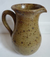 Pichet ou vase  en grès - Paul Langeron (?) - Pont des Vernes (?) - 