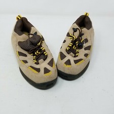 Lands End Cuir Garçon Hiking Chaussures Ceinture Dessus Cravate Enfants 5Y Fauve