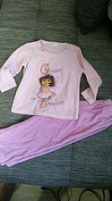Pyjama velours  fille 4  ans " DORA "   