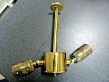 Vintage Pièce de Lustre à 2 douilles directionnelles articulées