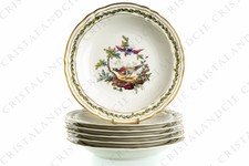 Six assiettes creuses Chevreuse par Bernardaud. Six soup plates Chevreuse