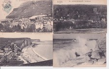 Lot 4 cartes postales anciennes LES PETITES-DALLES
