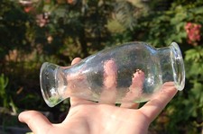 ancienne petite bouteille , vase , décoration cuisine / bistrot / 14,3 cm