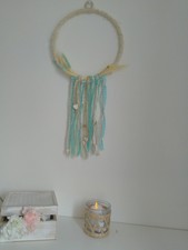 Tenture Murale Bohème, suspension murale bohème macramé fleur séchées, déco boho