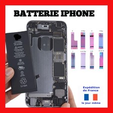 BATTERIE IPHONE INTERNE COMPATIBLE 5 5C 5S SE 6 6S 7 8 PLUS X XR XS MAX, NEUVE