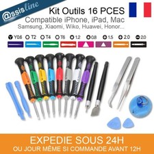KIT OUTILS TOURNEVIS IPHONE 4 5 6 7 8 X 11 12 13 IPAD IPOD REPARATION TELEPHONE