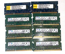 lot 8 mémoire pour PC portable 8 x 2Gb PC3-12800S 