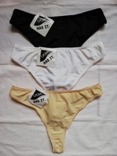 LOT DE 3 STRINGS FEMME TAILLE 36 MARQUE U