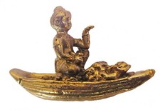 Figurine enfant Kuman Thong magie noire Thaï Thaïlande bouddhisme laiton
