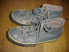 CONVERSE chaussures enfant occasion  cuir taille 38  pieds 23.8 cm Réf. 040