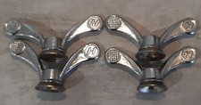 4x Ecrous papillons HURET 8-9,5 mm France vélo vintage wing nuts old bicycle