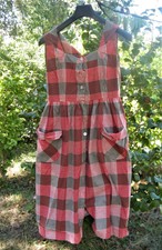 ROBE TABLIER VINTAGE - Années 50 - T 40/42