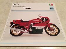 Carte moto Ducati 900 Mike Hailwood Replica 1982 collection Atlas Motorcycle 