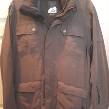 Superbe Veste Aquamax Homme Mc Kinley Marron Glacé Taille M excellent état 