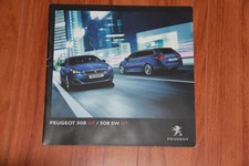 Catalogue brochure " Peugeot 308 GT / 308 SW GT ( 01-2015 ) 24 pages