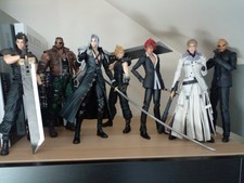 Lot 6 Figurines Final Fantasy VII Play Arts Kai